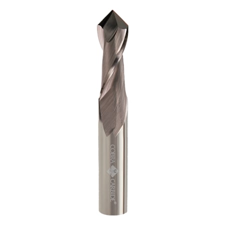 Cobra Carbide Endmill, 90 Deg Drill Point Uncoated, 3/32 15406
